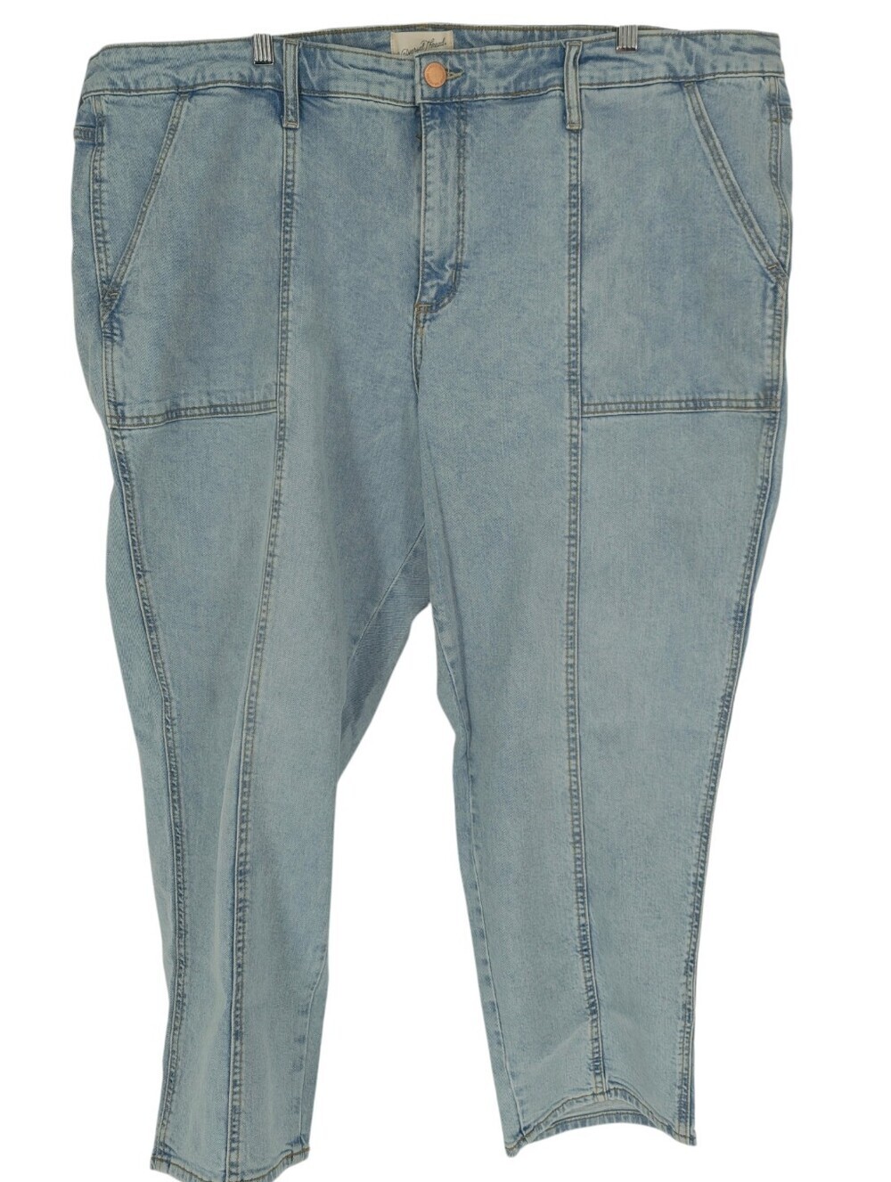 High Rise Slim Straight Jeans Size 24W